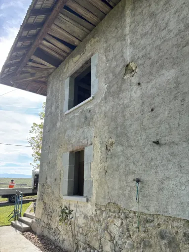 Ouverture murale et création de fenêtres en maçonnerie traditionnelle à Rumilly, Annecy, Batisphère