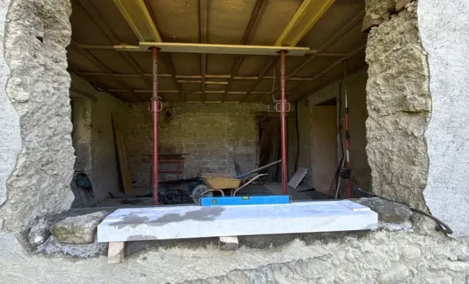 Ouverture murale et création de fenêtres en maçonnerie traditionnelle à Rumilly, Annecy, Batisphère