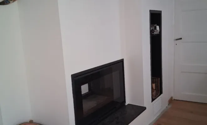 avant/après pour cette ancienne cheminée , Annecy, Batisphère